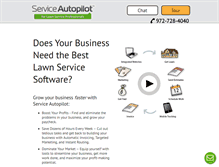 Tablet Screenshot of lawnservicesoftware.com